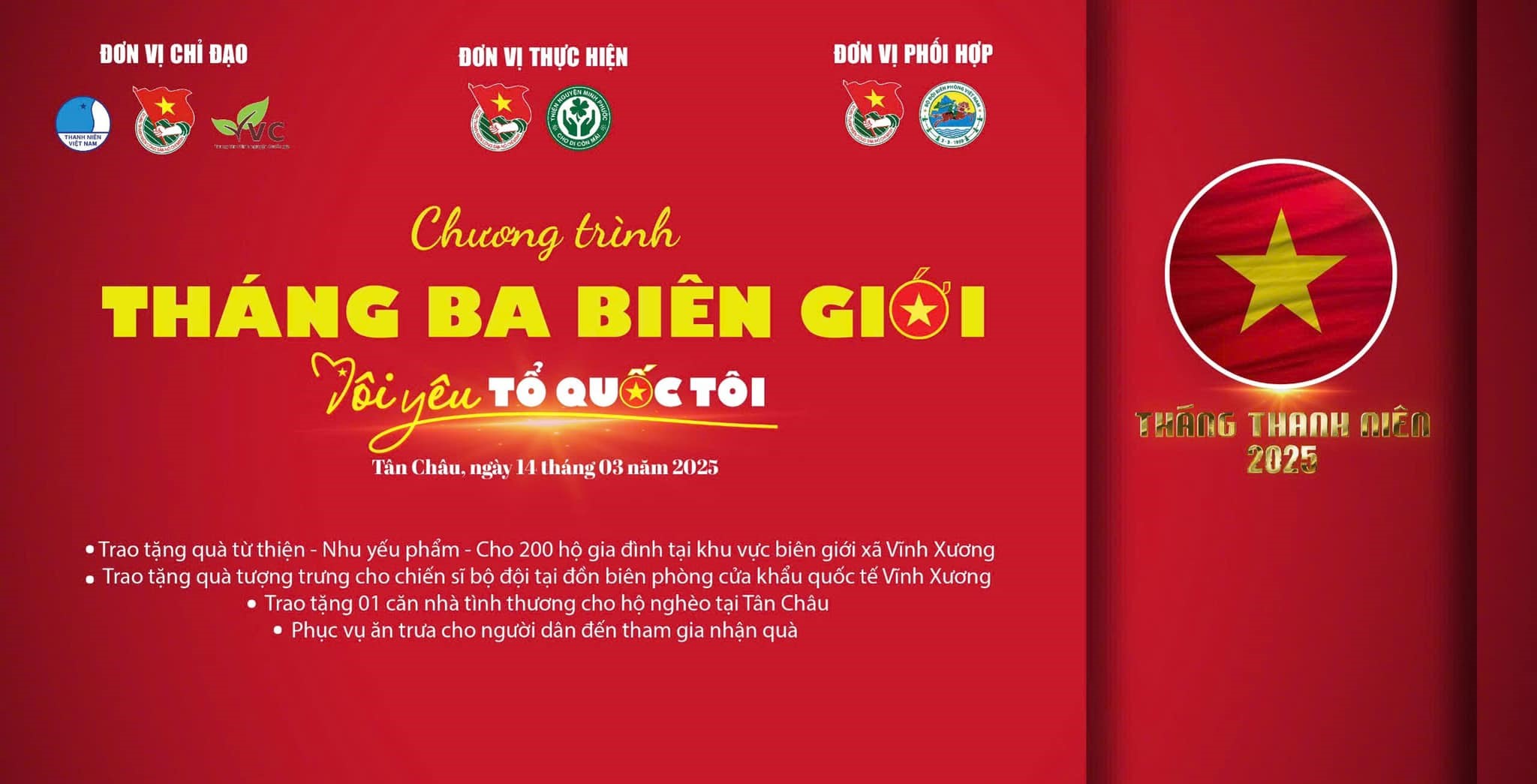 Chương trình THÁNG BA BIÊN GIỚI 2025